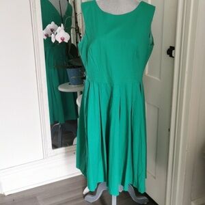 Vintage Vianla 50s style rockabilly swing dress. Green 💚. Size XXL. EUC